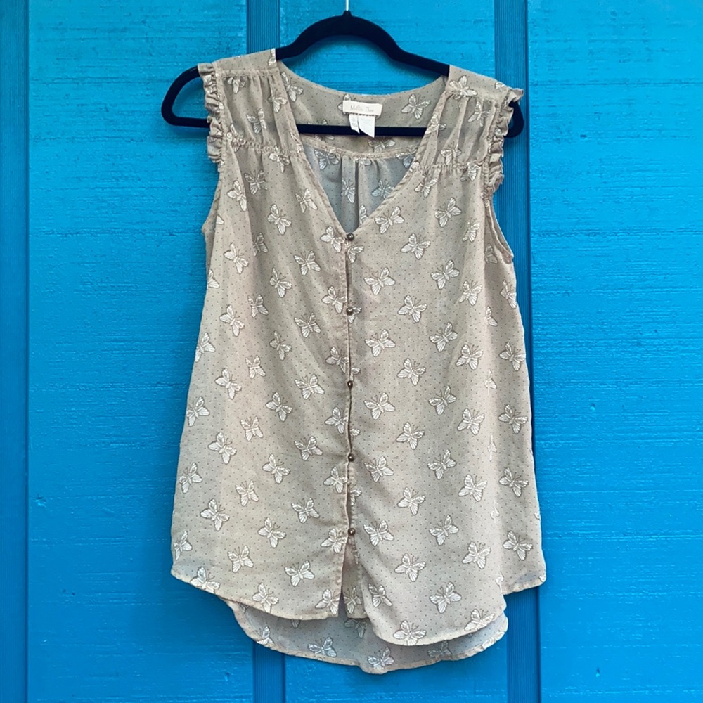 Matilda Jane sheer blouse medium